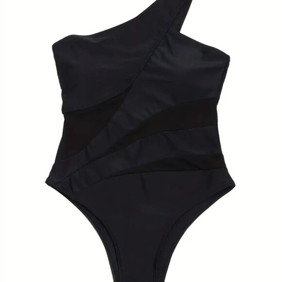 One-Shoulder One-Piece Swimsuits - Picture 4 of 4